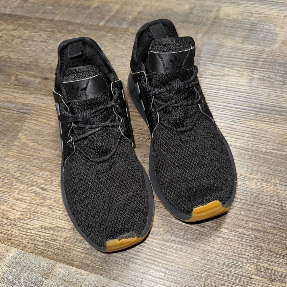 Adidas X_PLR J Kids 3.5 Black Reflective Silver Gum Sneakers Shoes FY9061